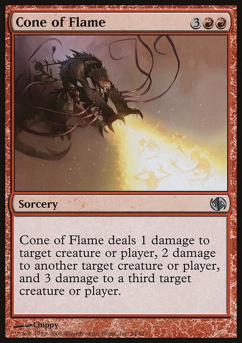 Cone of Flame, Duel Decks: Jace vs. Chandra #54, Magic: The Gathering card