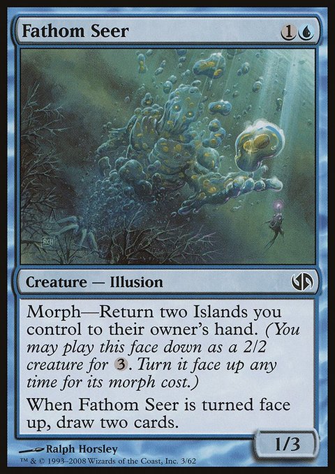 Fathom Seer, Duel Decks: Jace vs. Chandra #3, Magic: The Gathering card