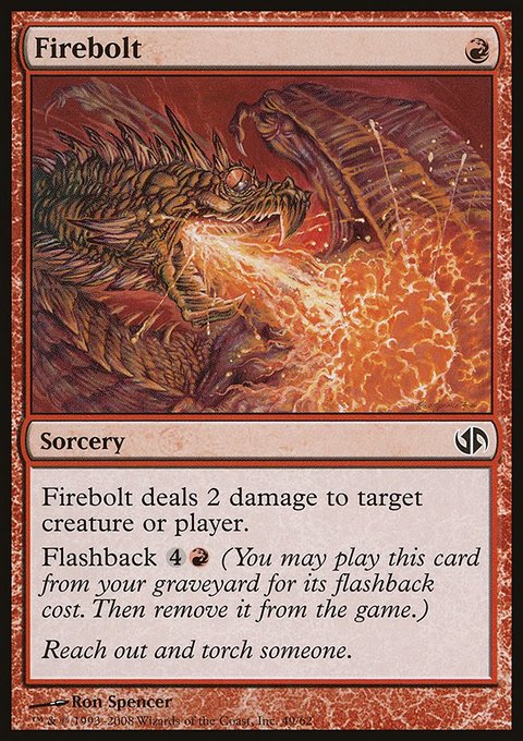 Firebolt, Duel Decks: Jace vs. Chandra #49, Magic: The Gathering card