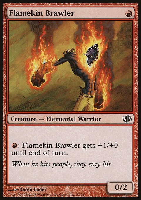 Flamekin Brawler, Duel Decks: Jace vs. Chandra #35, Magic: The Gathering card