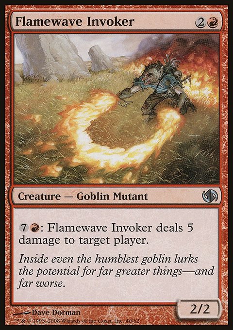 Flamewave Invoker, Duel Decks: Jace vs. Chandra #40, Magic: The Gathering card