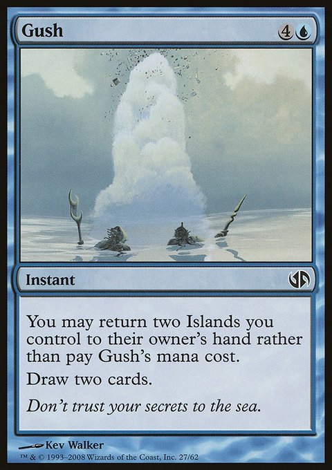 Gush, Duel Decks: Jace vs. Chandra #27, Magic: The Gathering card