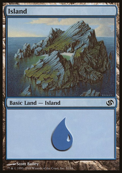 Island, Duel Decks: Jace vs. Chandra #31, Magic: The Gathering card