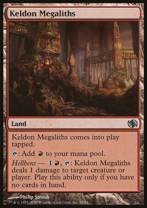 Keldon Megaliths, Duel Decks: Jace vs. Chandra #58, Magic: The Gathering card