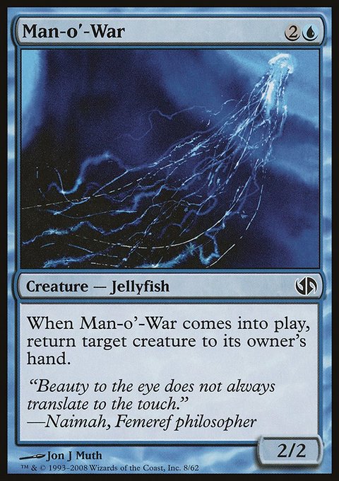 Man-o'-War, Duel Decks: Jace vs. Chandra #8, Magic: The Gathering card