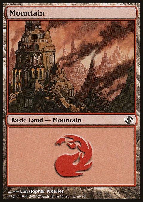 Mountain, Duel Decks: Jace vs. Chandra #60, Magic: The Gathering card