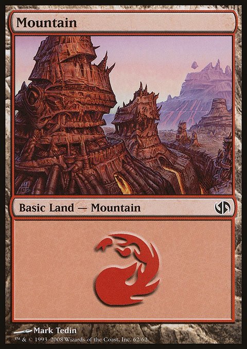 Mountain, Duel Decks: Jace vs. Chandra #62, Magic: The Gathering card