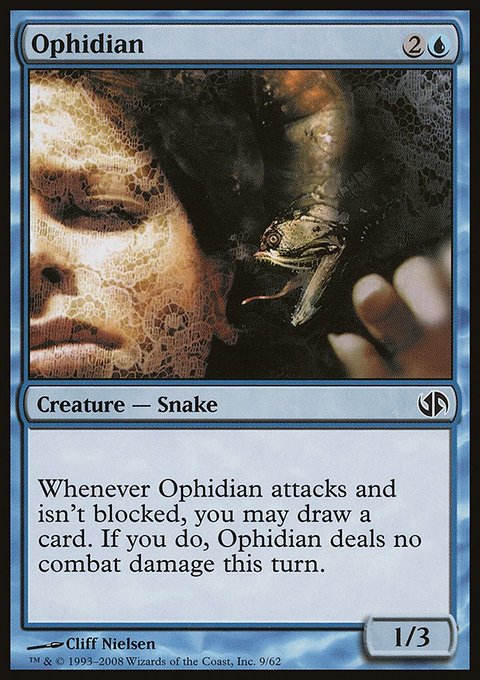 Ophidian, Duel Decks: Jace vs. Chandra #9, Magic: The Gathering card