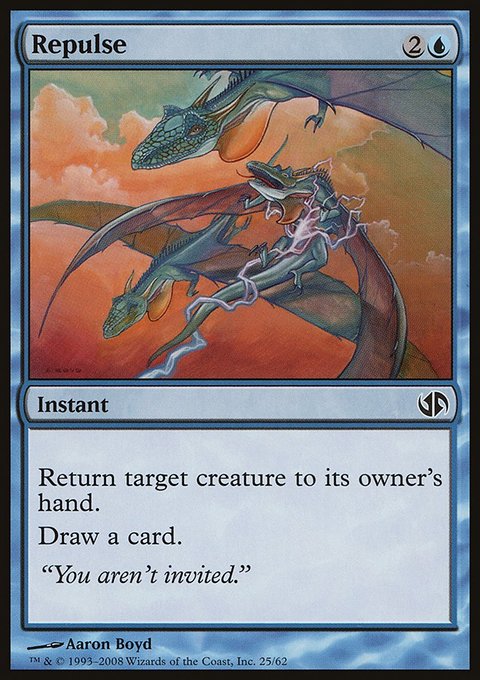 Repulse, Duel Decks: Jace vs. Chandra #25, Magic: The Gathering card