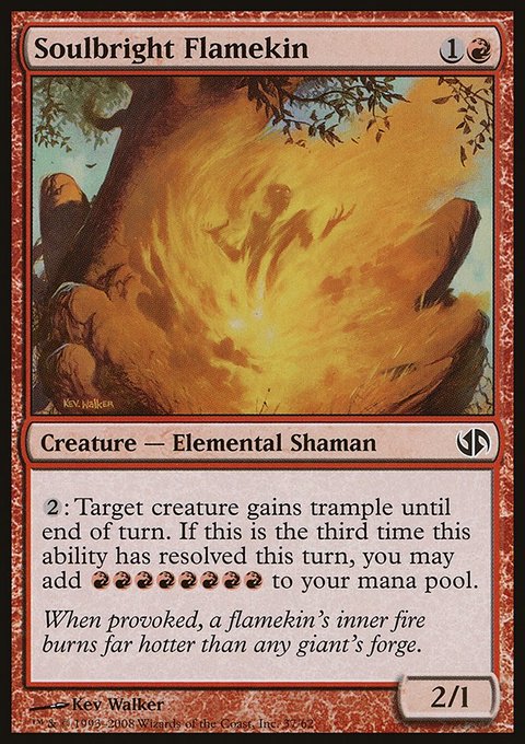 Soulbright Flamekin, Duel Decks: Jace vs. Chandra #37, Magic: The Gathering card