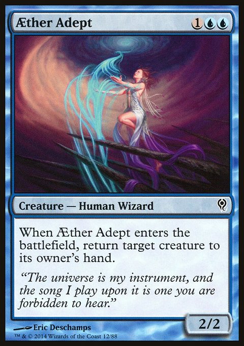 Aether Adept, Duel Decks: Jace vs. Vraska #12, Magic: The Gathering card