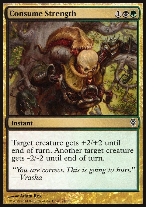 Consume Strength, Duel Decks: Jace vs. Vraska #74, Magic: The Gathering card