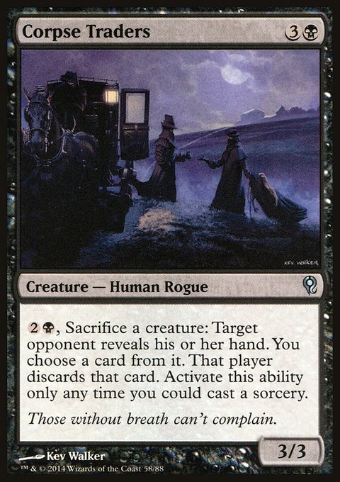 Corpse Traders, Duel Decks: Jace vs. Vraska #58, Magic: The Gathering card