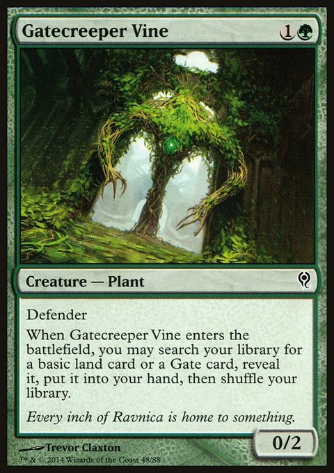 Gatecreeper Vine, Duel Decks: Jace vs. Vraska #48, Magic: The Gathering card
