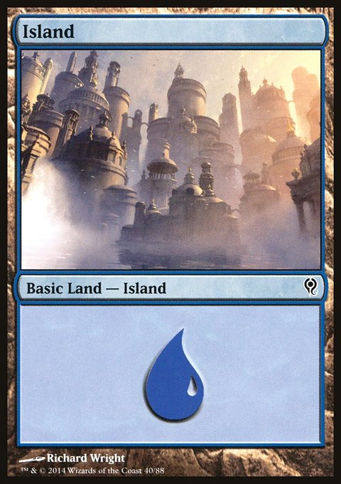 Island, Duel Decks: Jace vs. Vraska #40, Magic: The Gathering card