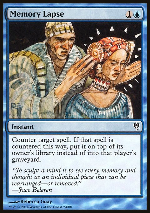 Memory Lapse, Duel Decks: Jace vs. Vraska #24, Magic: The Gathering card