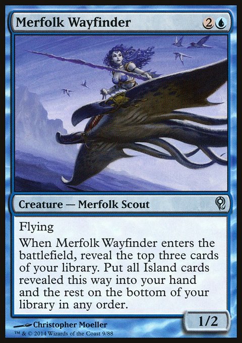 Merfolk Wayfinder, Duel Decks: Jace vs. Vraska #9, Magic: The Gathering card