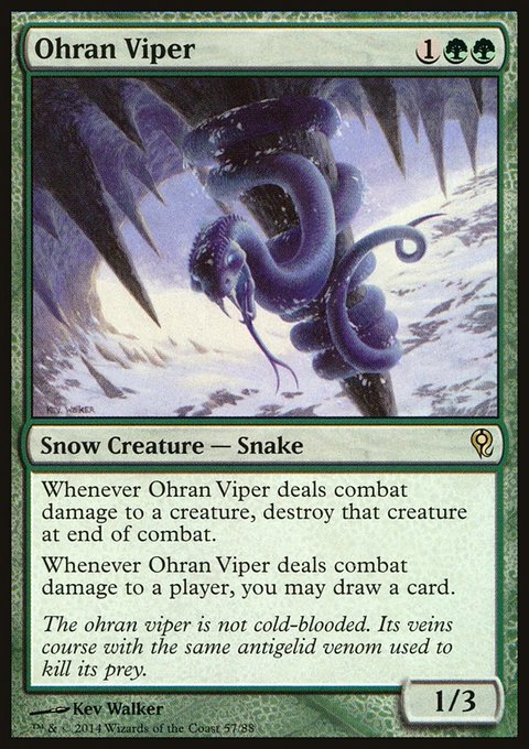 Ohran Viper, Duel Decks: Jace vs. Vraska #57, Magic: The Gathering card