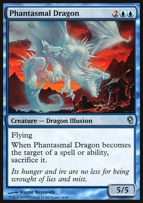 Phantasmal Dragon, Duel Decks: Jace vs. Vraska #14, Magic: The Gathering card