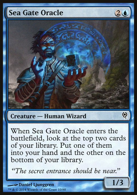 Sea Gate Oracle, Duel Decks: Jace vs. Vraska #10, Magic: The Gathering card