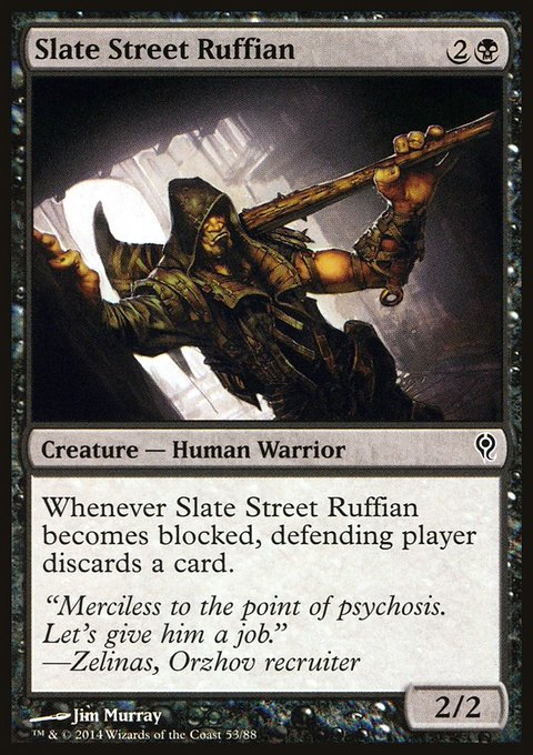Slate Street Ruffian, Duel Decks: Jace vs. Vraska #53, Magic: The Gathering card