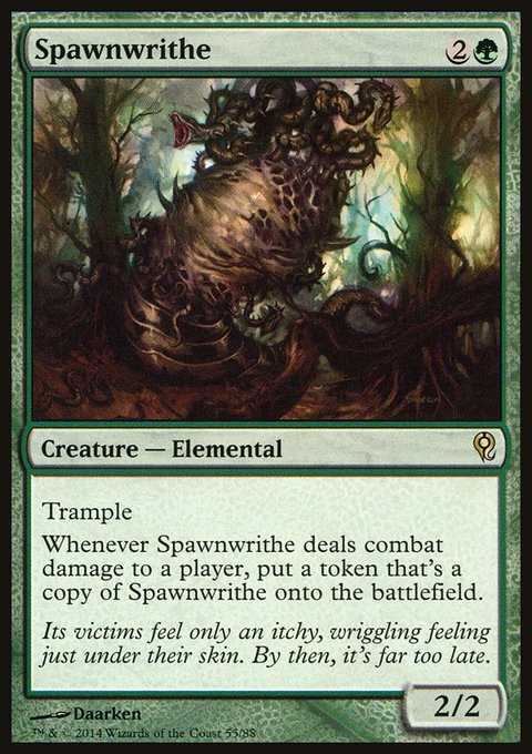 Spawnwrithe, Duel Decks: Jace vs. Vraska #55, Magic: The Gathering card