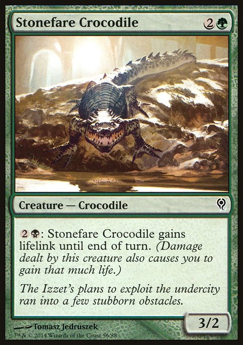 Stonefare Crocodile, Duel Decks: Jace vs. Vraska #56, Magic: The Gathering card