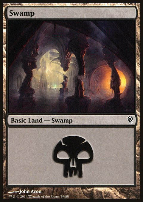 Swamp, Duel Decks: Jace vs. Vraska #79, Magic: The Gathering card