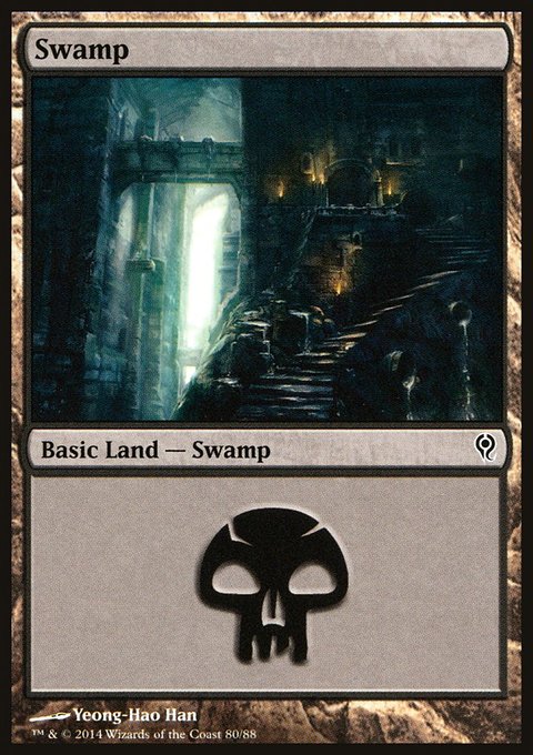 Swamp, Duel Decks: Jace vs. Vraska #80, Magic: The Gathering card