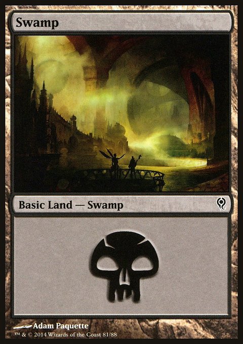 Swamp, Duel Decks: Jace vs. Vraska #81, Magic: The Gathering card