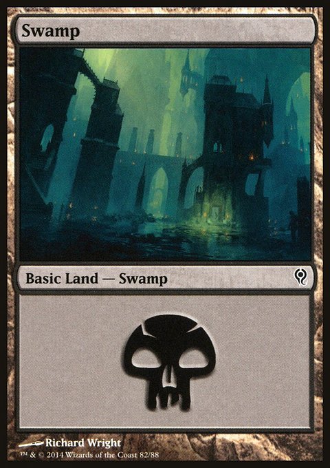 Swamp, Duel Decks: Jace vs. Vraska #82, Magic: The Gathering card