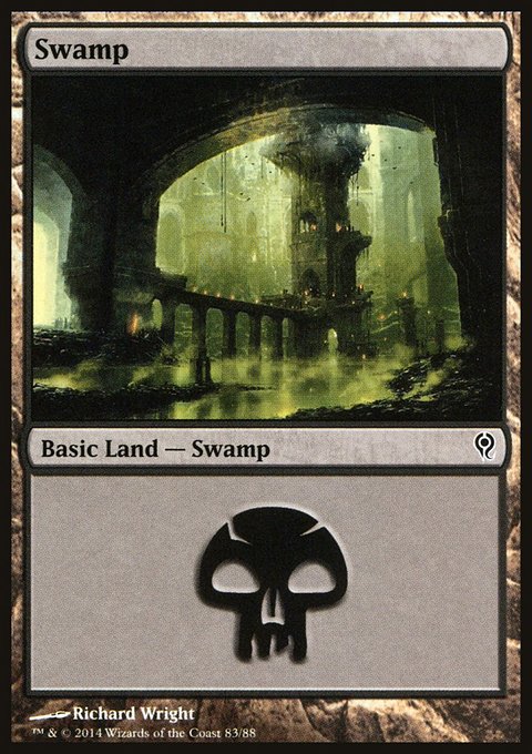 Swamp, Duel Decks: Jace vs. Vraska #83, Magic: The Gathering card