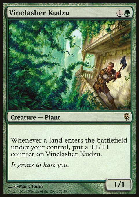 Vinelasher Kudzu, Duel Decks: Jace vs. Vraska #50, Magic: The Gathering card