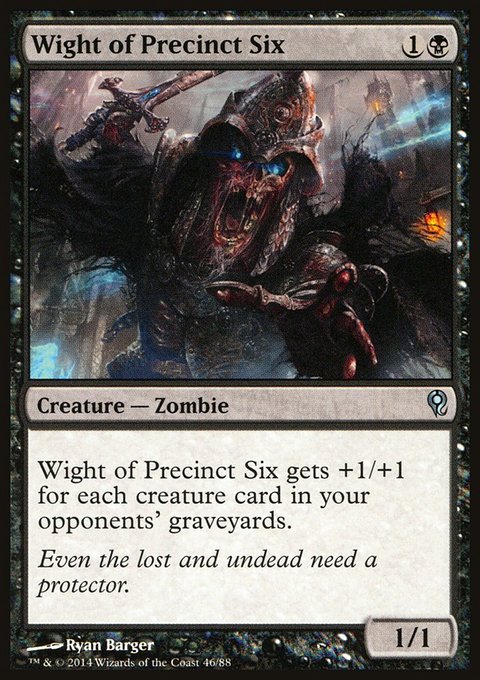 Wight of Precinct Six, Duel Decks: Jace vs. Vraska #46, Magic: The Gathering card