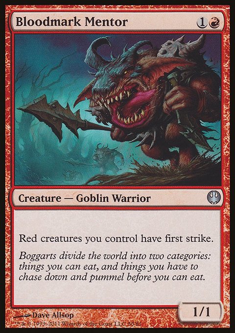 Bloodmark Mentor, Duel Decks: Knights vs. Dragons #50, Magic: The Gathering card