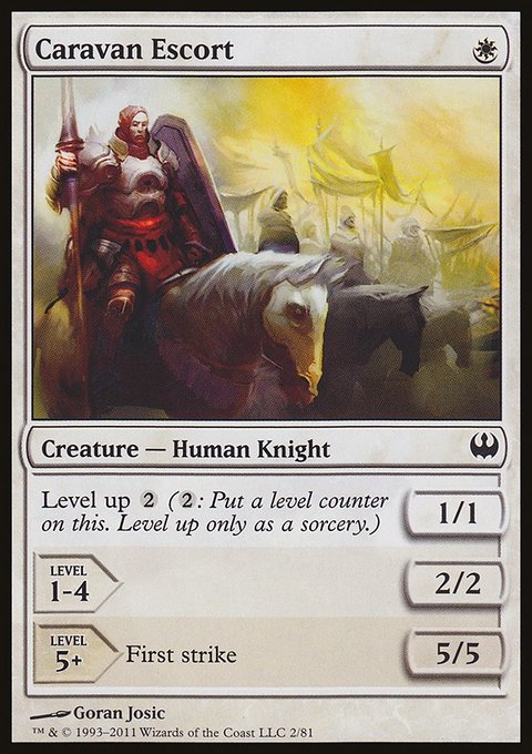 Caravan Escort, Duel Decks: Knights vs. Dragons #2, Magic: The Gathering card