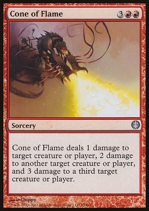 Cone of Flame, Duel Decks: Knights vs. Dragons #75, Magic: The Gathering card