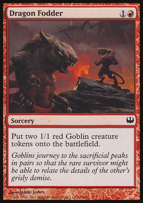 Dragon Fodder, Duel Decks: Knights vs. Dragons #65, Magic: The Gathering card