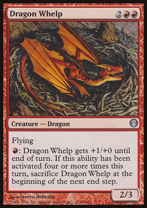 Dragon Whelp, Duel Decks: Knights vs. Dragons #54, Magic: The Gathering card