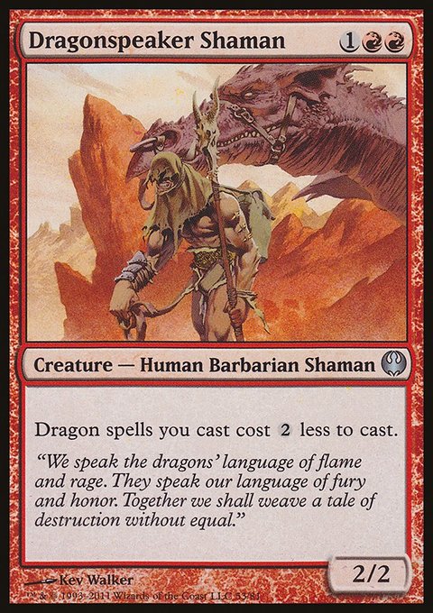 Dragonspeaker Shaman, Duel Decks: Knights vs. Dragons #53, Magic: The Gathering card