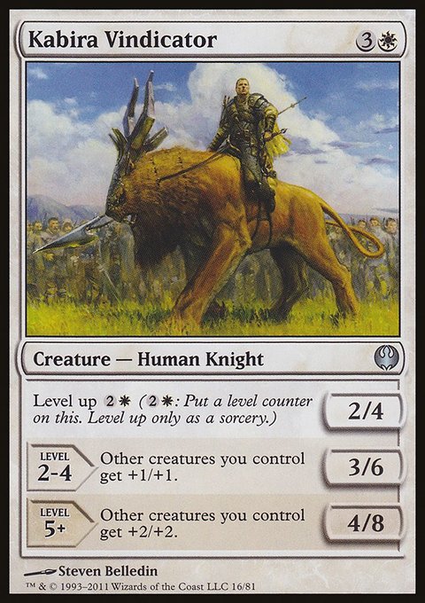 Kabira Vindicator, Duel Decks: Knights vs. Dragons #16, Magic: The Gathering card
