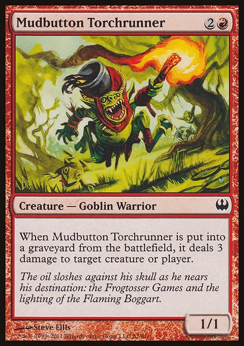 Mudbutton Torchrunner, Duel Decks: Knights vs. Dragons #52, Magic: The Gathering card