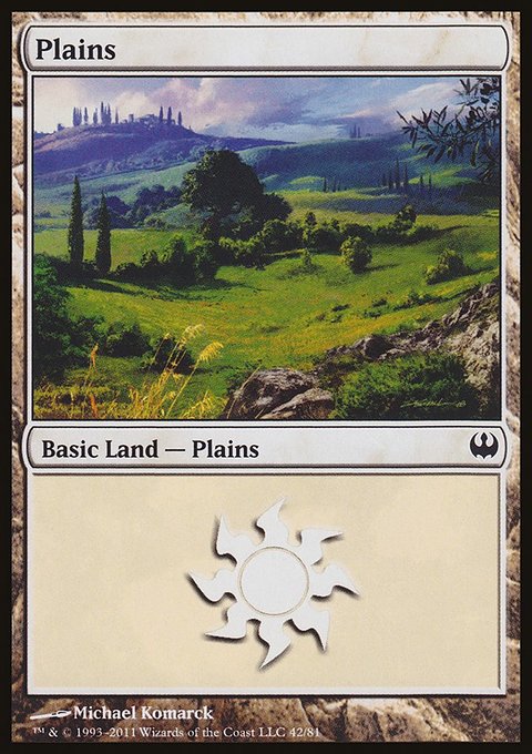 Plains, Duel Decks: Knights vs. Dragons #42, Magic: The Gathering card