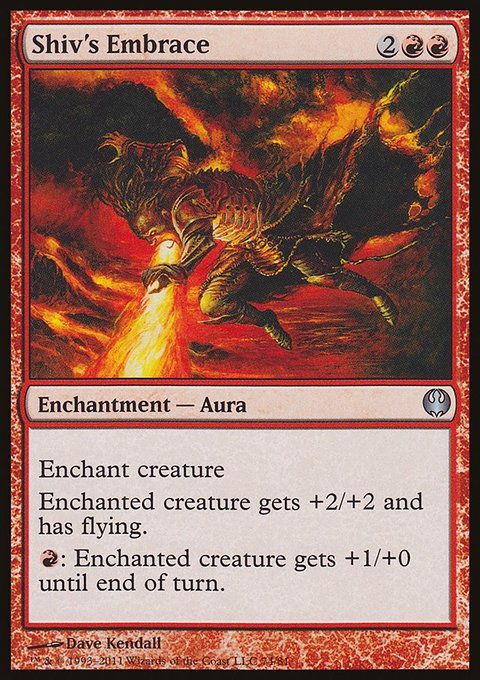 Shiv's Embrace, Duel Decks: Knights vs. Dragons #74, Magic: The Gathering card