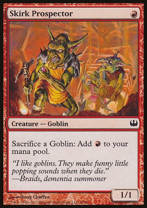 Skirk Prospector, Duel Decks: Knights vs. Dragons #49, Magic: The Gathering card