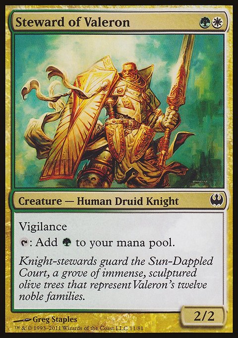 Steward of Valeron, Duel Decks: Knights vs. Dragons #11, Magic: The Gathering card