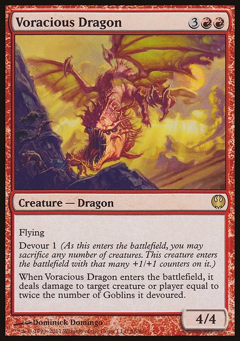 Voracious Dragon, Duel Decks: Knights vs. Dragons #56, Magic: The Gathering card