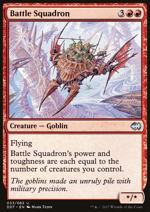 Battle Squadron, Duel Decks: Merfolk vs. Goblins #33, Magic: The Gathering card