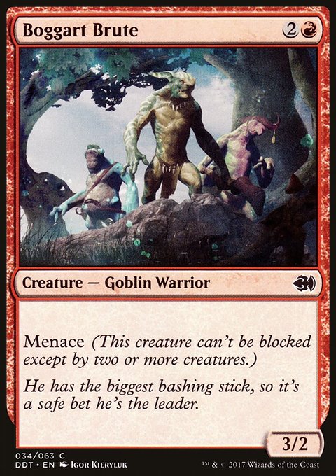 Boggart Brute, Duel Decks: Merfolk vs. Goblins #34, Magic: The Gathering card