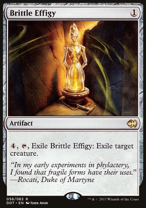 Brittle Effigy, Duel Decks: Merfolk vs. Goblins #56, Magic: The Gathering card